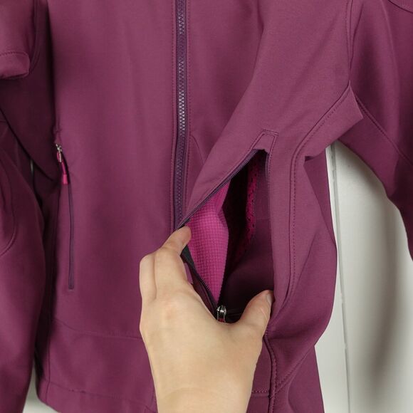 Patagonia Adze Soft Shell Polartec Full Zip Jacket Womens Size Small Purple - Picture 5 of 13